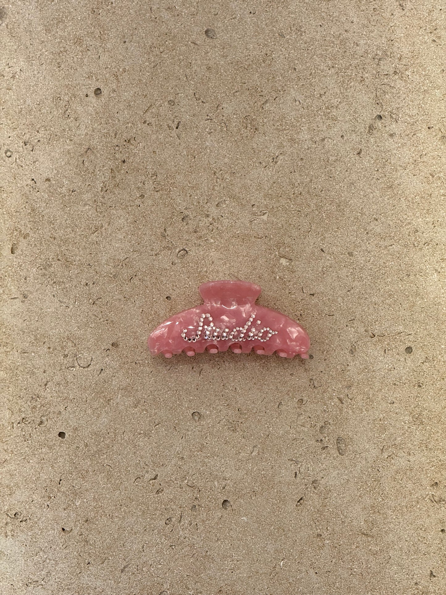 Hair-clip pink « Sunny »