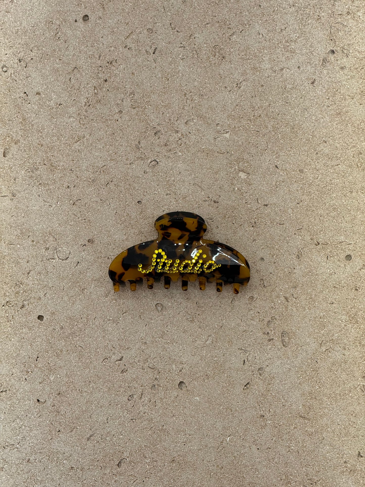 Hair-clip leopard « Sunny »
