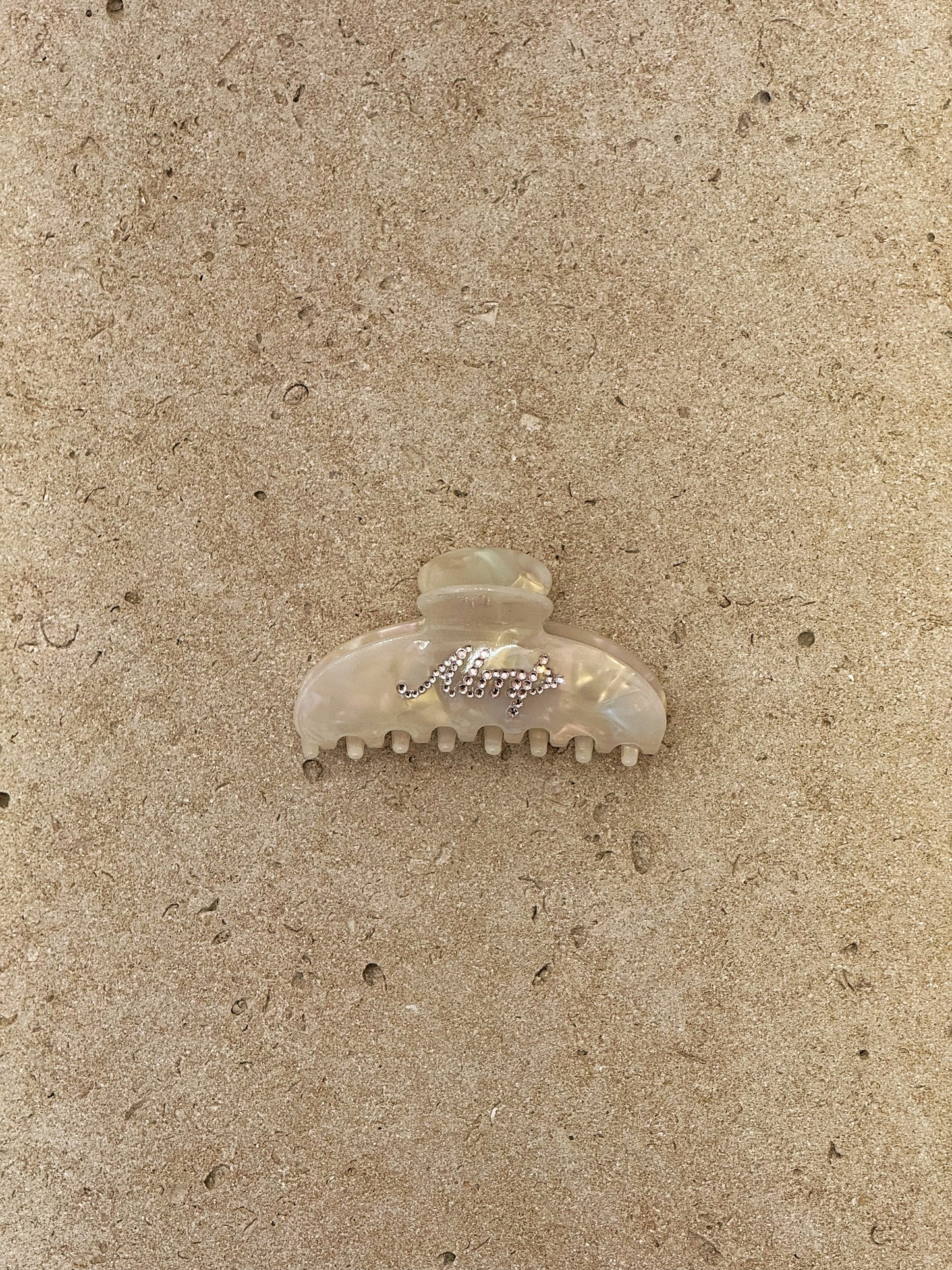 Hair-clip ivory « Sunny »