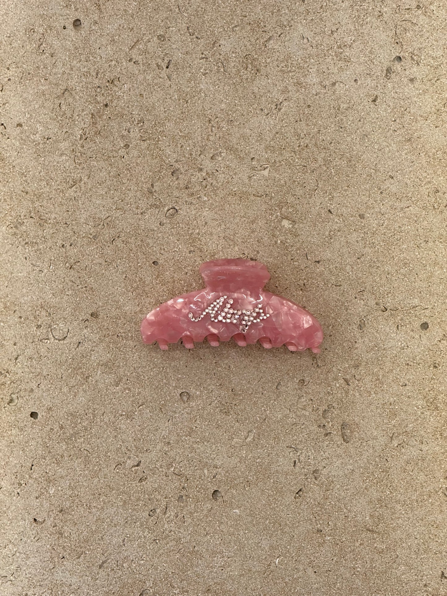 Hair-clip pink « Sunny »