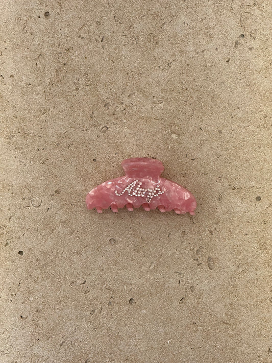 Hair-clip pink « Sunny »