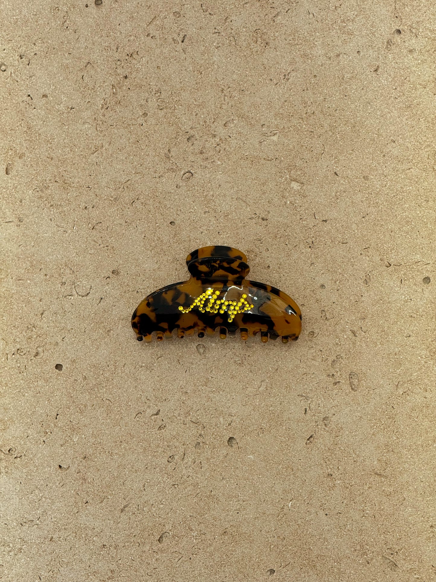 Hair-clip leopard « Sunny »